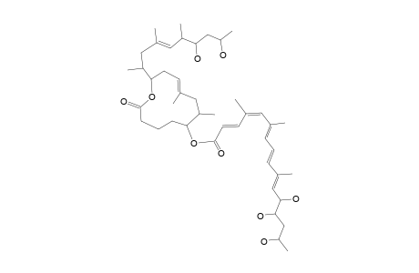 MYCOLACTONE-A;[12-[(3E)-6,8-DIHYDROXY-1,3,5-TRIMETHYL-3-NONENYL]-(9Z)-7,9-DIMETHYL-2-OXOOXACYCLODODEC-9-EN-6-YL]-(2E,4Z,6E,8E,10E)-12,13,15-TRIHYD