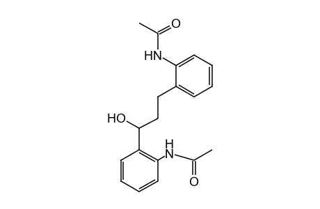 2'-[3-(o-acetamidophenyl)-1-hydroxypropyl]acetanilide