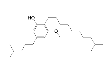 Phenol, 3-methoxy-2-(9-methyldecyl)-5-(4-methylpentyl)-