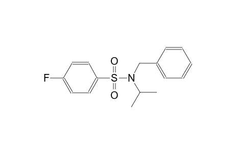 N-benzyl-4-fluoro-N-isopropylbenzenesulfonamide