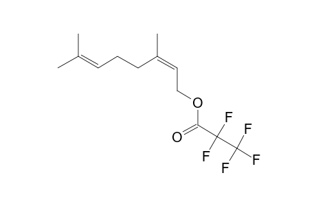 Nerol, pentafluoropropionate