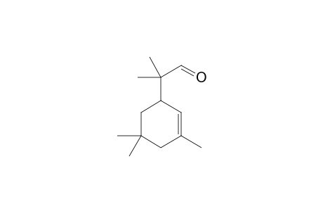 2-methyl-2-(3,5,5-trimethyl-1-cyclohex-2-enyl)propanal