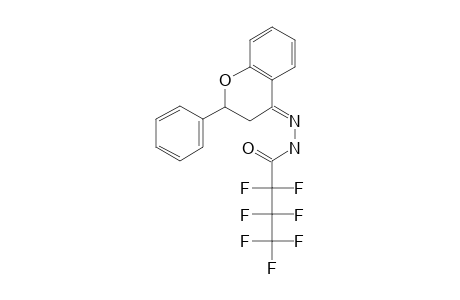 Flavanone (heptafluorobutyryl)hydrazone