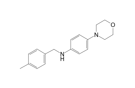 N-(4-methylbenzyl)-4-(4-morpholinyl)aniline