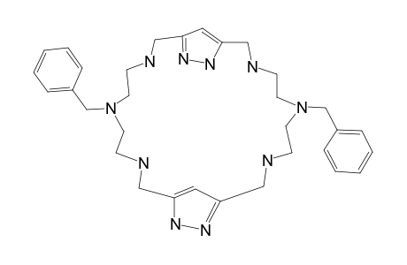 6,19-DIBENZYL-3,6,9,12,13,16,19,22,25,26-DECAAZATRICYCLO-[22.1.1(11,14)]-OCTACOSA-1(27),11,14(28),24-TETRAENE