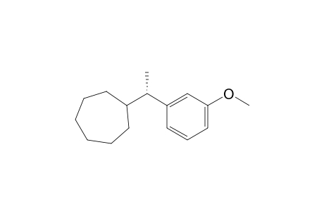 (S)-(1-(3-Methoxyphenyl)ethyl)cycloheptane