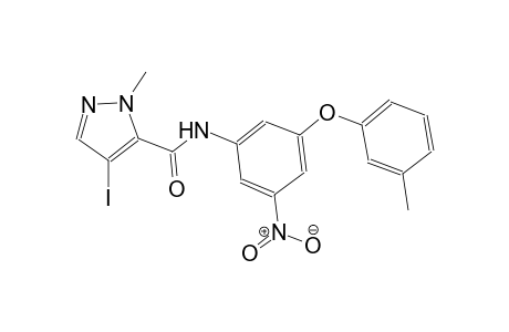 4-iodo-1-methyl-N-[3-(3-methylphenoxy)-5-nitrophenyl]-1H-pyrazole-5-carboxamide