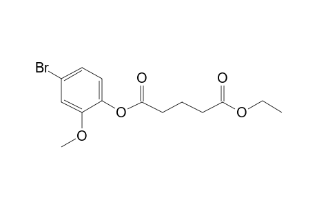 Glutaric acid, 4-bromo-2-methoxyphenyl ethyl ester