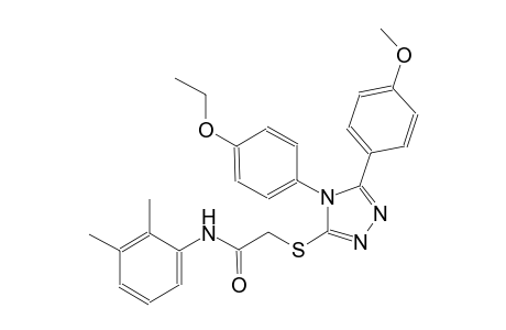 N-(2,3-dimethylphenyl)-2-{[4-(4-ethoxyphenyl)-5-(4-methoxyphenyl)-4H-1,2,4-triazol-3-yl]sulfanyl}acetamide