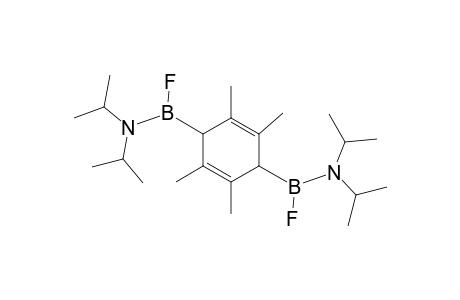1,4-BIS-[FLUOR-(DIISOPROPYLAMINO)-BORYL]-2,3,5,6-TETRAMETHYL-2,5-CYCLOHEXADIEN
