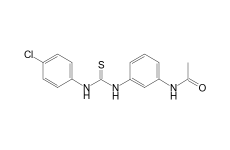 N-(3-{[(4-chloroanilino)carbothioyl]amino}phenyl)acetamide