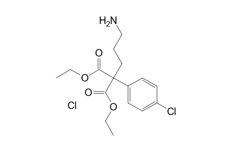 Diethyl (3-aminopropyl)(4-chlorophenyl)propanedioate hydrochloride salt