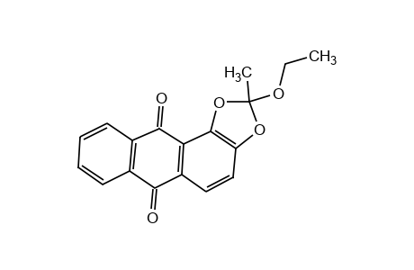 2-ethoxy-2-methylanthra[1,2-d]-1,3-dioxole-6,11-dione
