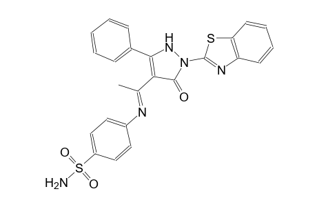 benzenesulfonamide, 4-[[(E)-1-[1-(2-benzothiazolyl)-2,5-dihydro-5-oxo-3-phenyl-1H-pyrazol-4-yl]ethylidene]amino]-