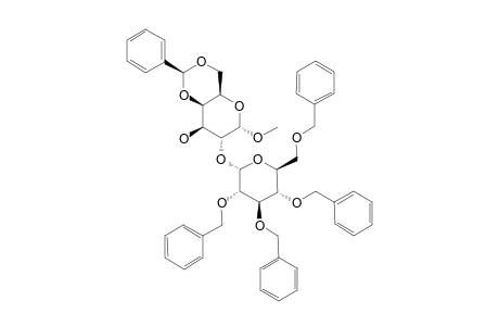 METHYL-4,6-O-BENZYLIDENE-2-O-(2,3,4,6-TETRA-O-BENZYL-ALPHA-D-GLUCOPYRANOSYL)-ALPHA-D-GALACTOPYRANOSIDE