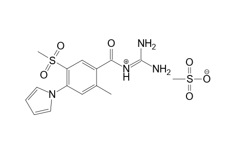 Methanesulfonate;[N'-(2-methyl-5-methylsulfonyl-4-pyrrol-1-yl-benzoyl)carbamimidoyl]ammonium