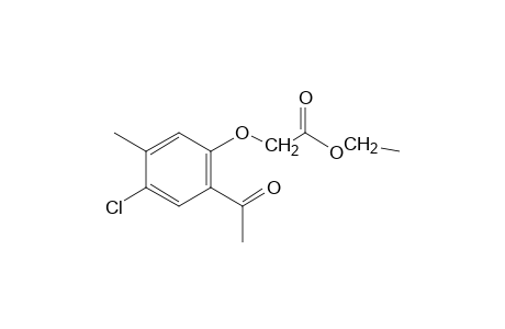 ACETIC ACID, /6-ACETYL-4-CHLORO-M- TOLYLOXY/-, ETHYL ESTER