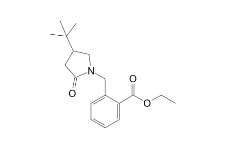 2-[(4-tert-butyl-2-keto-pyrrolidino)methyl]benzoic acid ethyl ester