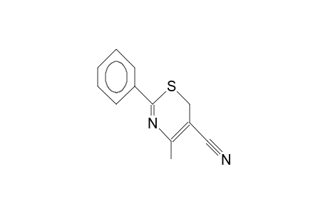 4-METHYL-2-PHENYL-6H-1,3-THIAZIN-5-CARBONITRILE