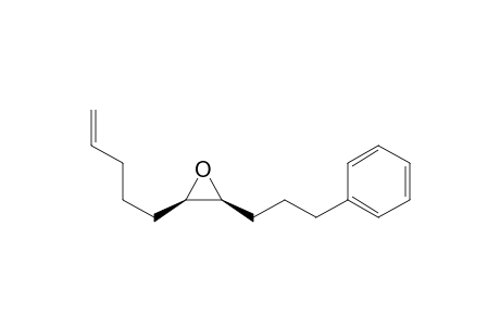 Oxirane, 2-(4-pentenyl)-3-(3-phenylpropyl)-, cis-