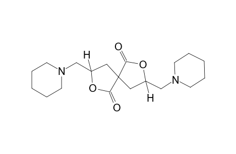 3,8-bis(piperidinomethyl)-2,7-dioxaspiro[4.4]nonane-1,6-dione