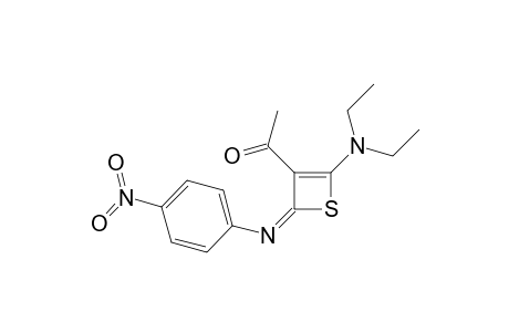 1-[4'-(Diethylamino)-2'-(p-nitrophenylamino)-2H-3'-thiethyl]-1-etanone