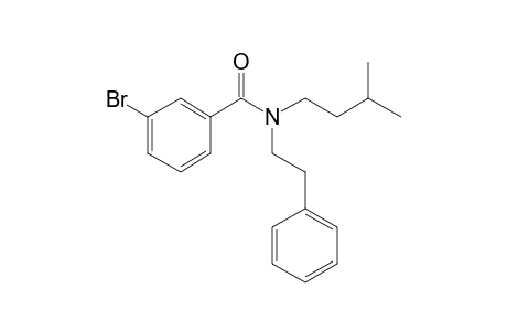 3-Bromobenzamide, N-(2-phenylethyl)-N-(3-methylbutyl)-