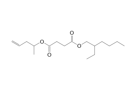 Succinic acid, 2-ethylhexyl pent-4-en-2-yl ester