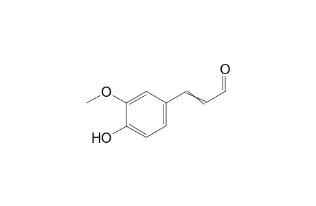 3-(4-hydroxy-3-methoxy-phenyl)propenal