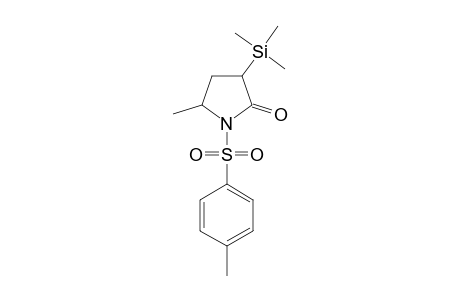 5-METHYL-1-[(4-METHYLPHENYL)-SULFONYL]-3-TRIMETHYLSILYL-2-PYRRORIDINONE;MAJOR-ISOMER