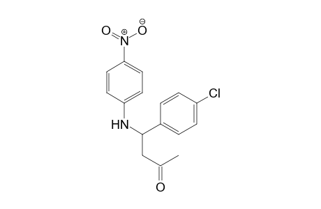 4-(4-Chlorophenyl)-4-(4-nitrophenylamino)butan-2-one