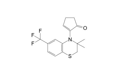 3,3-Dimethyl-4-(1-oxo-2-cyclopenten-2-yl)-6-trifluoromethyl-3,4-dihydro-2H-1,4-benzothiazine