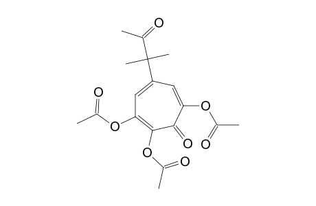 2,3,7-Triacetoxy-5-(1,1-dimethyl-2-oxopropyl)tropone