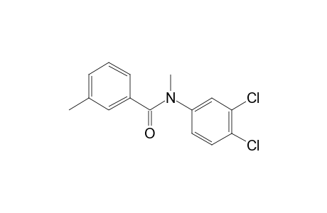 N-(3,4-Dichlorophenyl)-3-methylbenzamide, N-methyl-