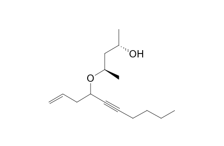 rei-(4(R,S)-1'R,3'S)-4-(3'-Hydroxy-1'-methylbutoxy)-1-decen-5-yne isomer