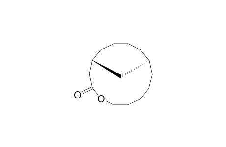 (1R*,10S*)-4-Oxabicyclo[8.4.1]pentadecan-3-one