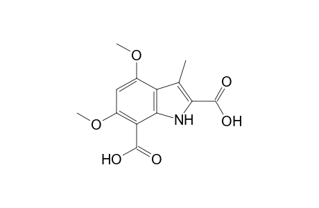 4,6-Dimethoxy-3-methylindole-2,7-dicarboxylic acid