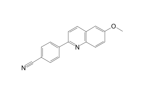 Benzonitrile, 4-(6-methoxy-2-quinolyl)
