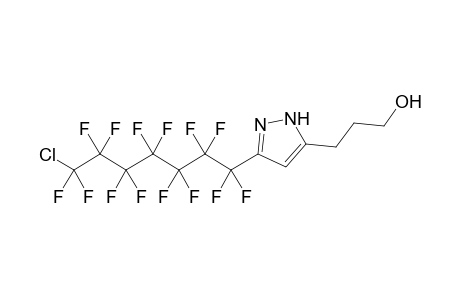 3-(7-CHLOROTETRADECAFLUOROHEPTYL)-5-(3-HYDROXYPROPYL)-PYRAZOLE