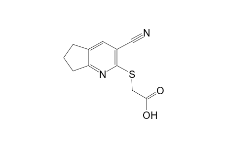 acetic acid, [(3-cyano-6,7-dihydro-5H-cyclopenta[b]pyridin-2-yl)thio]-