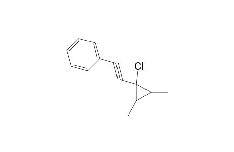 1-(1-Chloro-2,3-dimethylcyclopropyl)-2-phenylacetylene
