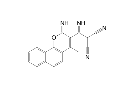 2-[IMINO-(2-IMINO-4-METHYL-2H-BENZO-[H]-CHROMEN-3-YL)-METHYL]-MALONONITRILE