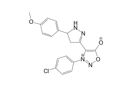 3-[3-(4-Chlorophenyl)sydnon-4-yl]-5-(4-methoxyphenyl)-4,5-dihydro-1H-pyrazole