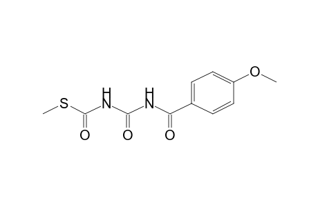 S-Methyl [(4-methoxybenzoyl)amino]carbonylthiocarbamate