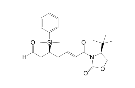 (E,3S)-7-[(4S)-4-tert-butyl-2-keto-oxazolidin-3-yl]-3-[dimethyl(phenyl)silyl]-7-keto-hept-5-enal