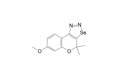 7-Methoxy-4,4-dimethylchromeno[4,3-d]selenadiazole