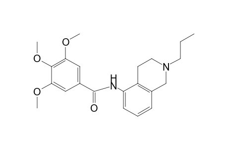 N-(2-propyl-1,2,3,4-tetrahydro-5-isoquinolyl)-3,4,5-trimethoxybenzamide