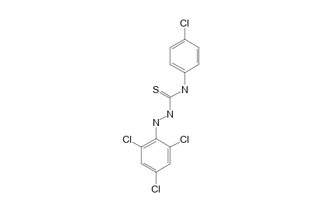 4-(p-chlorophenyl)-3-thio-1-(2,4,6-trichlorophenyl)semicarbazide