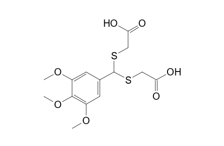 [(3,4,5-trimethoxybenzylidene)dithio]diacetic acid