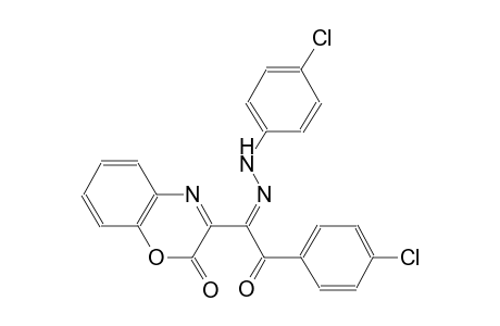 (2E)-1-(4-chlorophenyl)-2-(2-oxo-2H-1,4-benzoxazin-3-yl)-1,2-ethanedione 2-[(4-chlorophenyl)hydrazone]